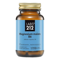 LABS212 Magnesium malate B6 - Jabłczan magnezu + witamina B6 (60 kaps.)