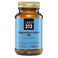 LABS212 Magnesium citrate B6 - Cytrynian magnezu + witamina B6 (60 kaps.)