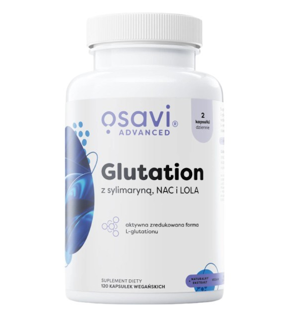 OSAVI Glutation z Sylimaryną, NAC i LOLA (120 kaps.)