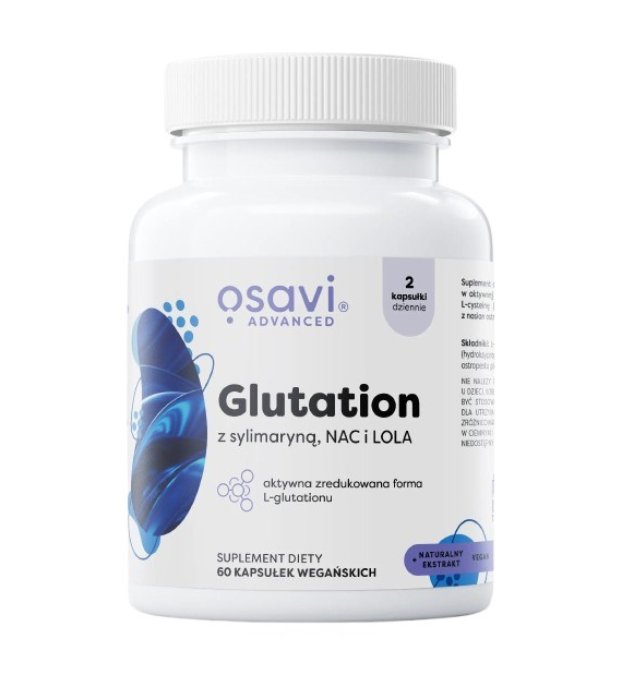 OSAVI Glutation z Sylimaryną, NAC i LOLA (60 kaps.)