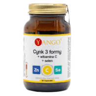 YANGO Cynk 3 formy + witamina C + selen (90 kaps.)