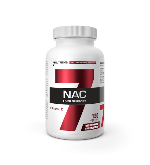 7NUTRITION NAC + Vit C - N-acetylo L-cysteina + Witamina C (120 kaps.)