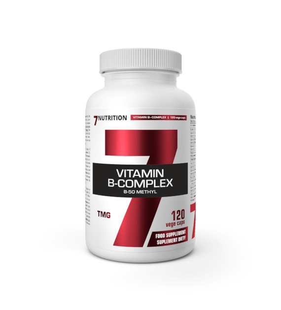 7NUTRITION B-Complex B50 Methyl - Witaminy B Kompleks (120 kaps.)