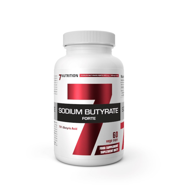 7NUTRITION Sodium Butyrate Forte - Maślan sodu Forte 600 mg (60 kaps.)