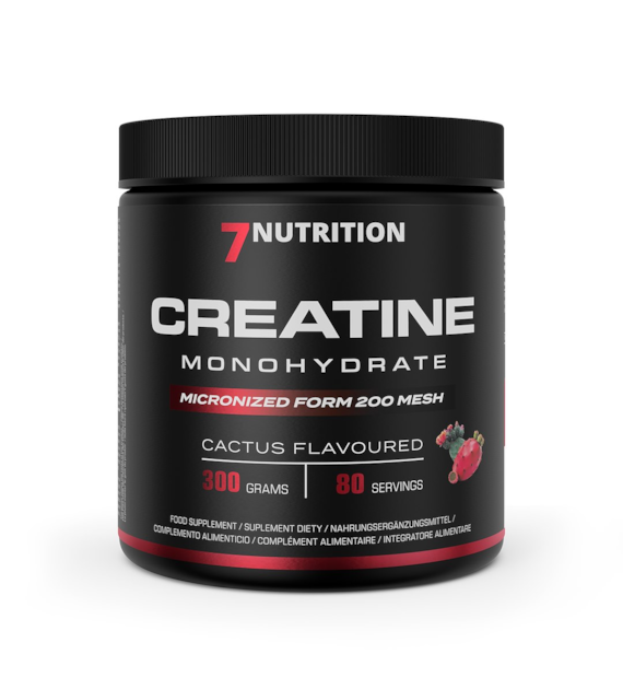 7NUTRITION Creatine Monohydrate Cactus - Monohydrat Kreatyny - smak kaktus (300 g)