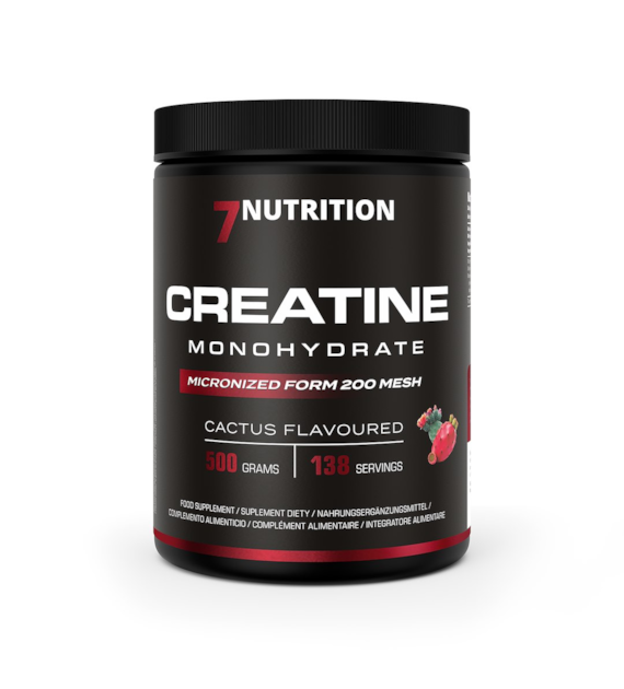 7NUTRITION Creatine Monohydrate Cactus - Monohydrat Kreatyny - smak kaktus (500 g)