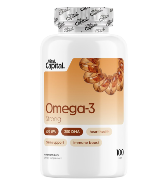 VITALCAPITAL Omega-3 Strong (100 kaps.)