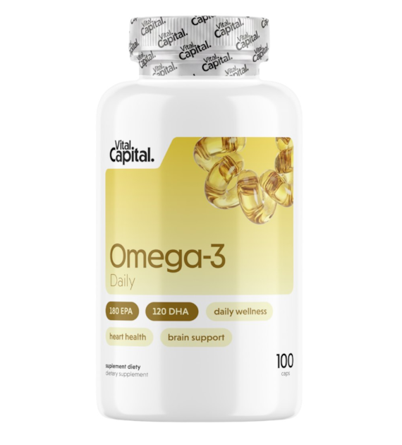 VITALCAPITAL Omega-3 Daily (100 kaps.)
