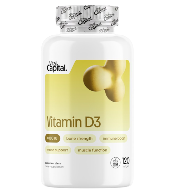 VITALCAPITAL Vitamin D3 4000IU (120 kaps.)