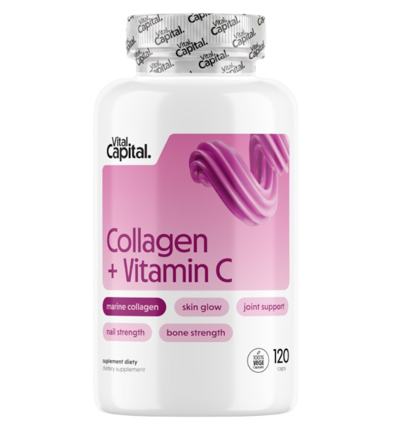 VITALCAPITAL Collagen + Vitamin C (120 kaps.)