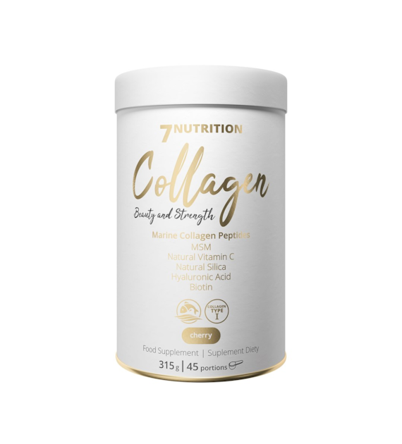 7NUTRITION Marine Collagen Cherry - Hydrolizowany kolagen rybi - smak wiśniowy (315 g)