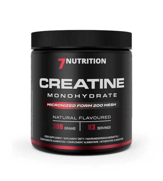 7NUTRITION Creatine Monohydrate Natural - Monohydrat Kreatyny - smak naturalny (300 g)