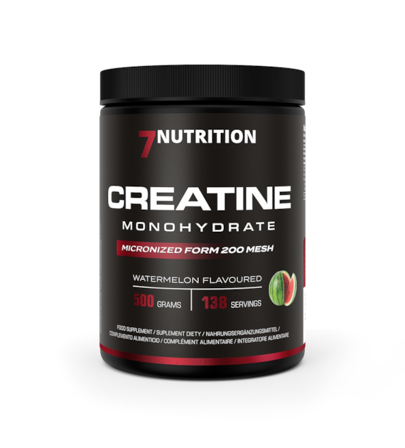 7NUTRITION Creatine Monohydrate Watermelon - Monohydrat Kreatyny - smak arbuzowy (500 g)