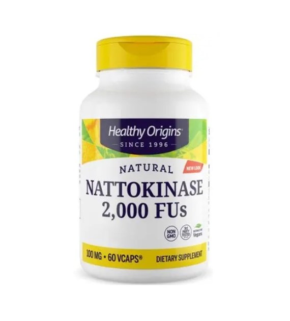 HEALTHY ORIGINS Natural Nattokinase 2000FUs (60 caps)