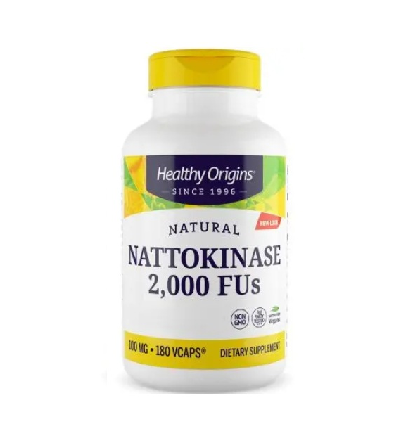 HEALTHY ORIGINS Natural Nattokinase 2000FUs (180 caps)