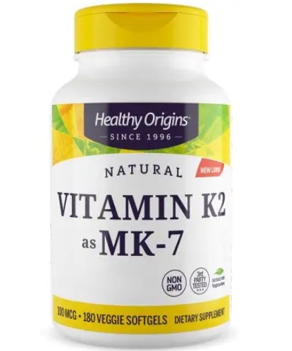 HEALTHY ORIGINS Vitamin K2 Mk7 100 mcg (180 caps)