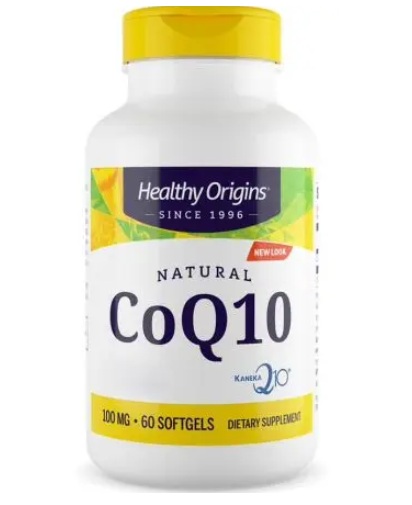 HEALTHY ORIGINS Natural CoQ10 - Koenzym Q10 100 mg (60 kaps.)