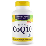 HEALTHY ORIGINS Natural CoQ10 - Koenzym Q10 100 mg (150 kaps.)