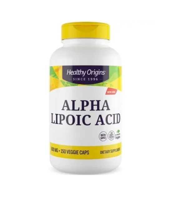 HEALTHY ORIGINS Alpha Lipoic Acid  600 mg (150 caps)