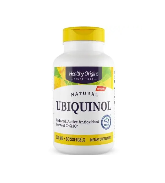HEALTHY ORIGINS Natural Ubiquinol - Ubichinol 100 mg (60 kaps.)