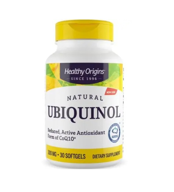 HEALTHY ORIGINS Natural Ubiquinol - Ubichinol 300 mg (30 kaps.)