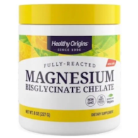 HEALTHY ORIGINS Magnesium Bisglycinate Chelate - Chelat Magenzu w proszku (227 g)