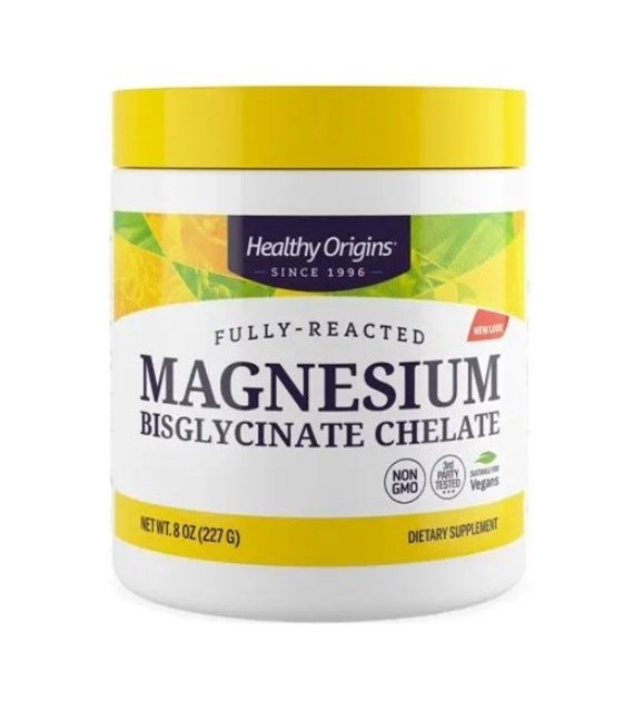 HEALTHY ORIGINS Magnesium Bisglycinate Chelate (227 g)