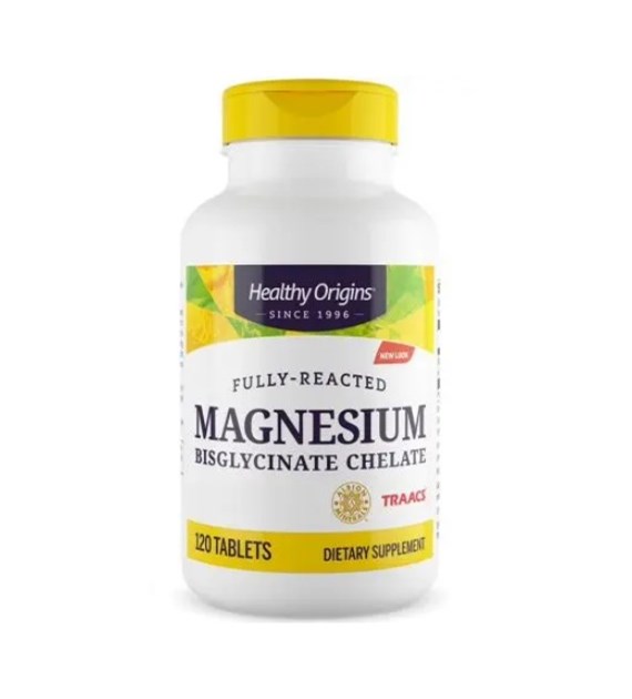 HEALTHY ORIGINS Magnesium Bisglycinate Chelate (120 tabs)