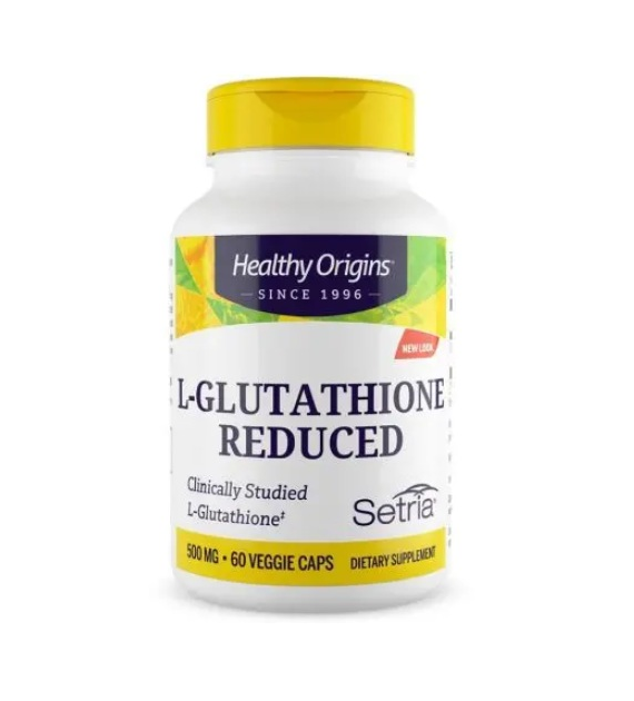 HEALTHY ORIGINS L-glutathione reduced - L-glutation zredukowany (60 kaps.)