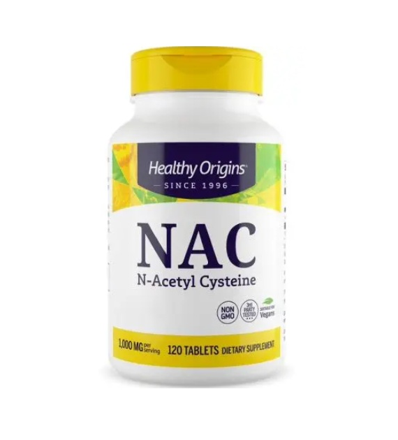 HEALTHY ORIGINS NAC - N-Acetyl Cysteine 500 mg (120 tabl.)