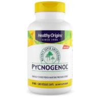 HEALTHY ORIGINS Pycnogenol 30 mg - Ekstrakt z kory francuskiej sosny morskiej (180 kaps.)
