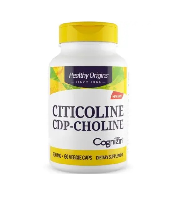 HEALTHY ORIGINS Cognizin Citicoline CDP-Choline - Cytykolina  250 mg (60 kaps.)