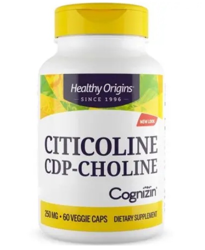 HEALTHY ORIGINS Cognizin Citicoline CDP-Choline - Cytykolina  250 mg (60 kaps.)