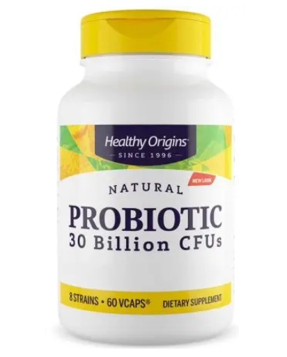 HEALTHY ORIGINS Probiotic 30 Billion CFU's - Probiotyki 8 szczepów (60 kaps.)