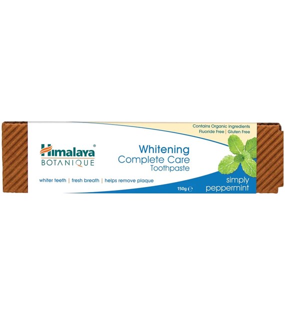 HIMALAYA Whitening Complete Care Toothpaste, Simply Peppermint (150 g / 5,291 oz.)