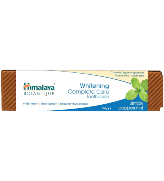 HIMALAYA Whitening Complete Care Toothpaste, Simply Peppermint (150 g / 5,291 oz.)