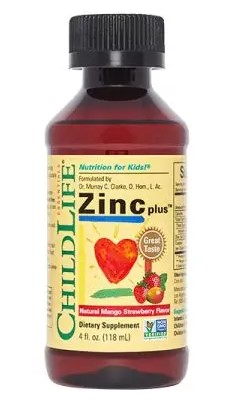 CHILDLIFE Liquid Zinc Plus - Cynk dla dzieci (118 ml)