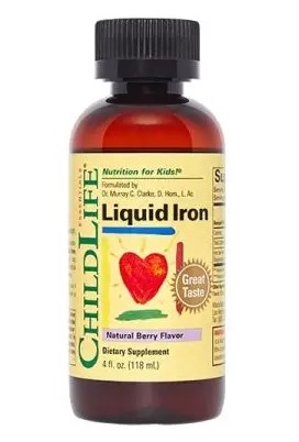 CHILDLIFE Liquid Iron - Żelazo dla dzieci (118 ml)