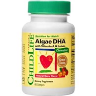 CHILDLIFE Algae DHA with Vitamin A & Lutein  (60 caps)