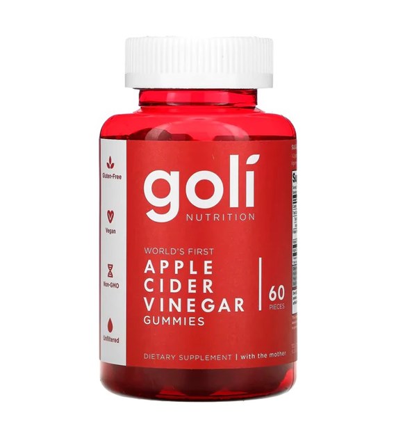 GOLI NUTRITION Apple Cider Vinegar Gummies (60 gummies)