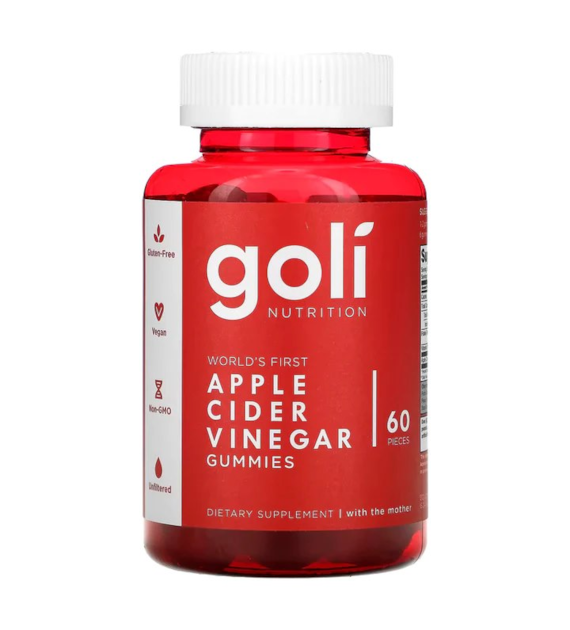 GOLI NUTRITION Apple Cider Vinegar Gummies  - Ocet jabłkowy (60 żelek)