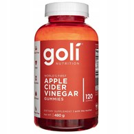 GOLI NUTRITION Apple Cider Vinegar Gummies - Ocet jabłkowy (120 żelek)