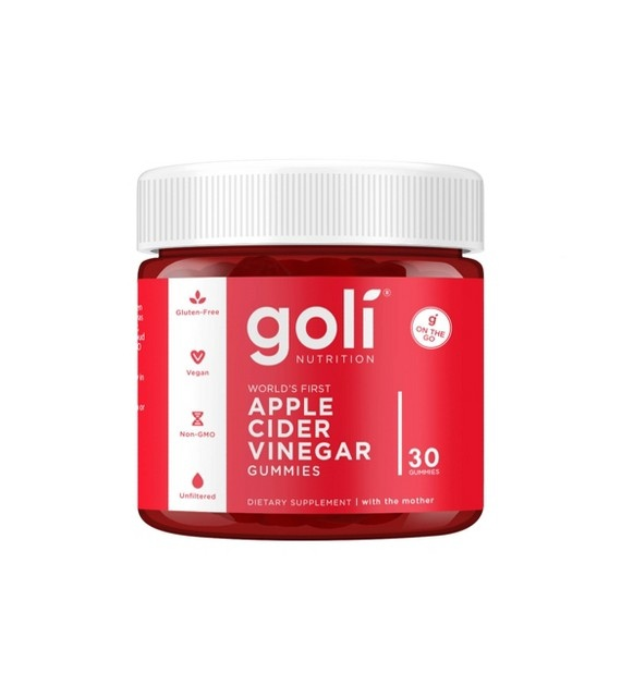 GOLI NUTRITION Apple Cider Vinegar Gummies - Ocet jabłkowy (30 żelek)