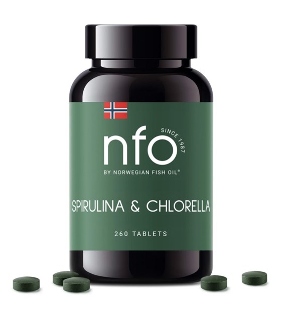 NFO Spirulina & chlorella (260 tabs)