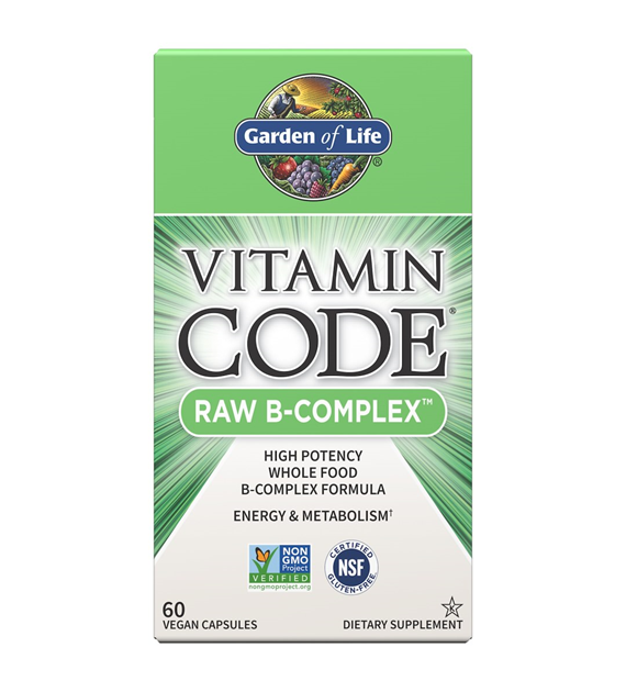 GARDEN OF LIFE Vitamin Code RAW B-Complex (60 kaps.)