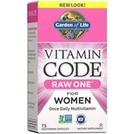 GARDEN OF LIFE Vitamin Code RAW One for Women - dla Kobiet (75 kaps.)