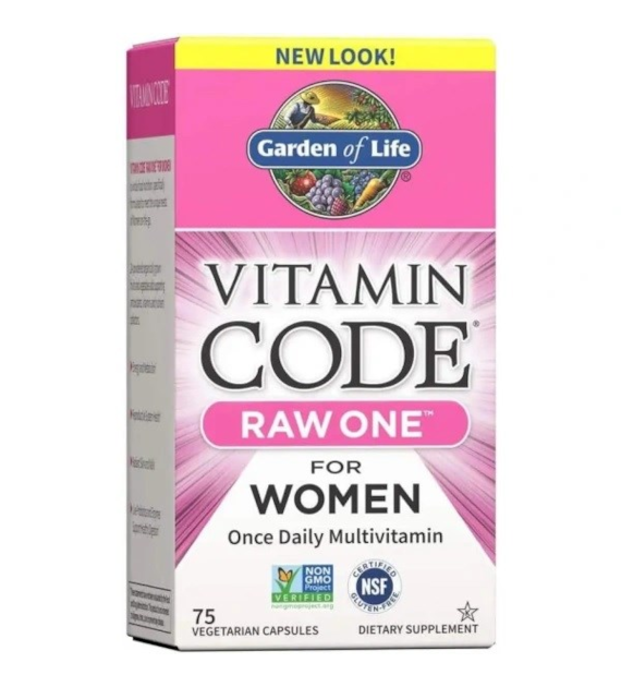 GARDEN OF LIFE Vitamin Code RAW One for Women - dla Kobiet (75 kaps.)