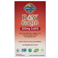 GARDEN OF LIFE RAW CoQ10 - Koenzym Q10 200 mg (60 kaps.)
