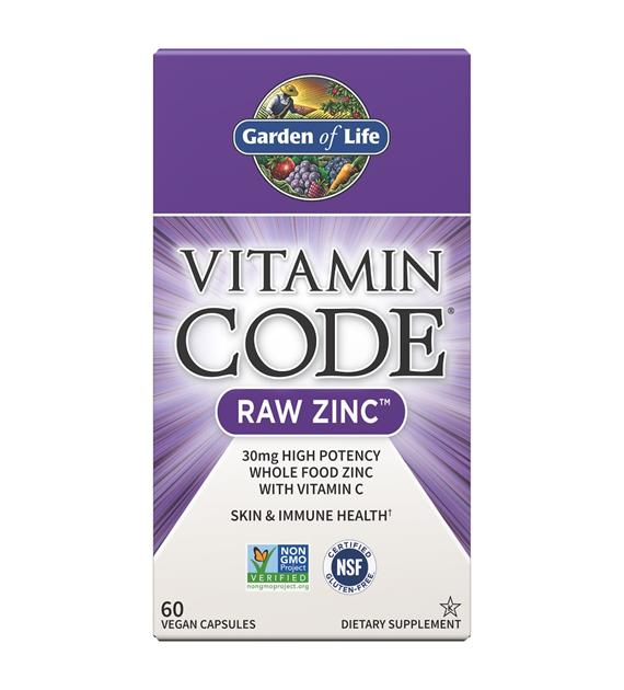 GARDEN OF LIFE Vitamin Code RAW Zinc (60 caps)
