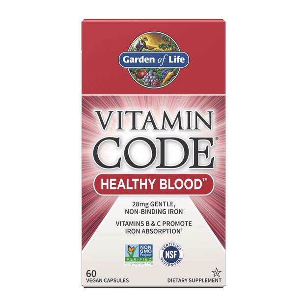 GARDEN OF LIFE Vitamin Code RAW Healthy Blood - Zdrowa krew (60 kaps.)
